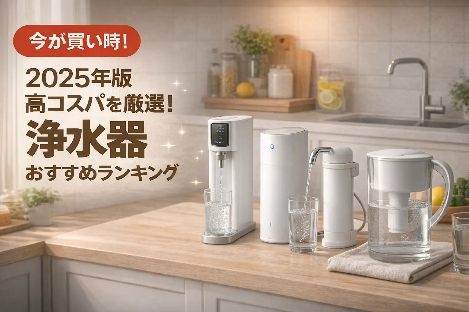 関連記事：【2025年版】高コスパを厳選！浄水器おすすめランキングの記事画像