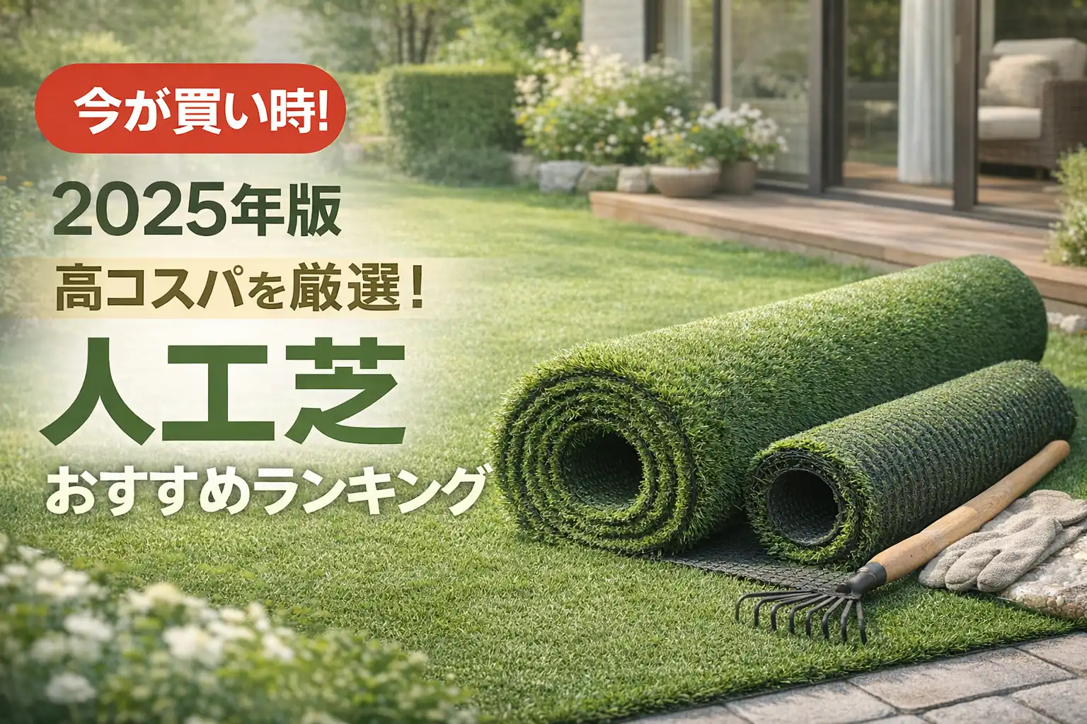 関連記事：【2025年版】高コスパを厳選！人工芝おすすめランキングの記事画像