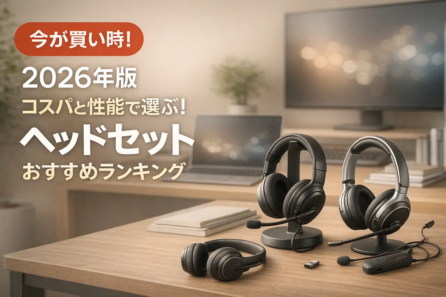 【2026年版】コスパと性能で選ぶ！ヘッドセットおすすめランキング