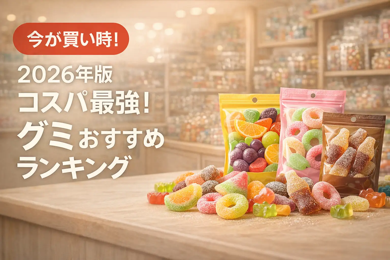 【2025年版】コスパ最強！グミおすすめランキング