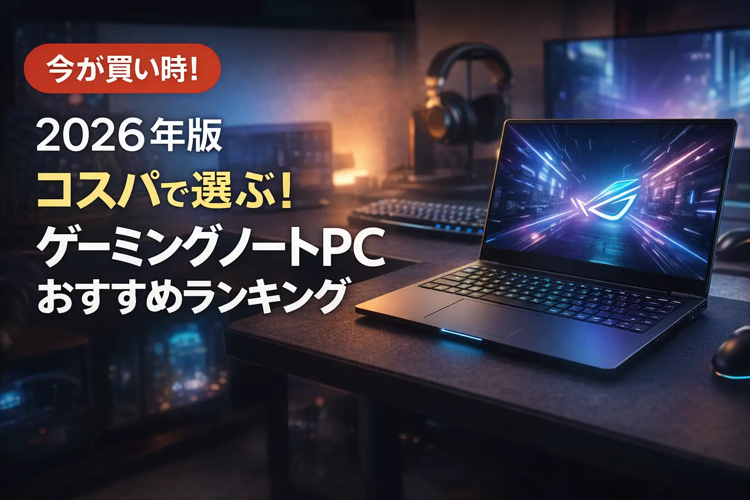 【2026年版】コスパで選ぶ！ゲーミングノートPCおすすめランキング