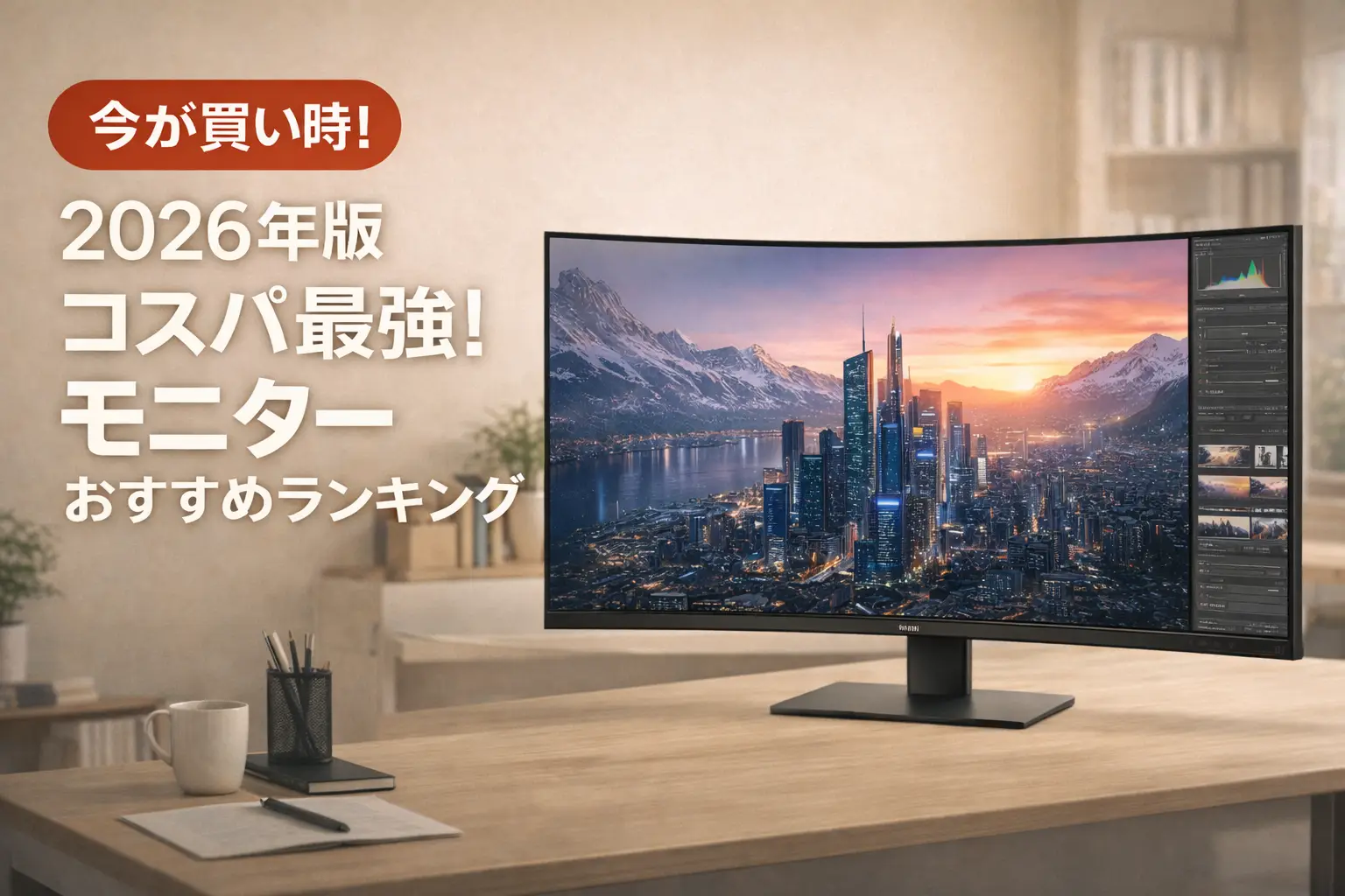 【2026年版】コスパ最強！モニターおすすめランキング