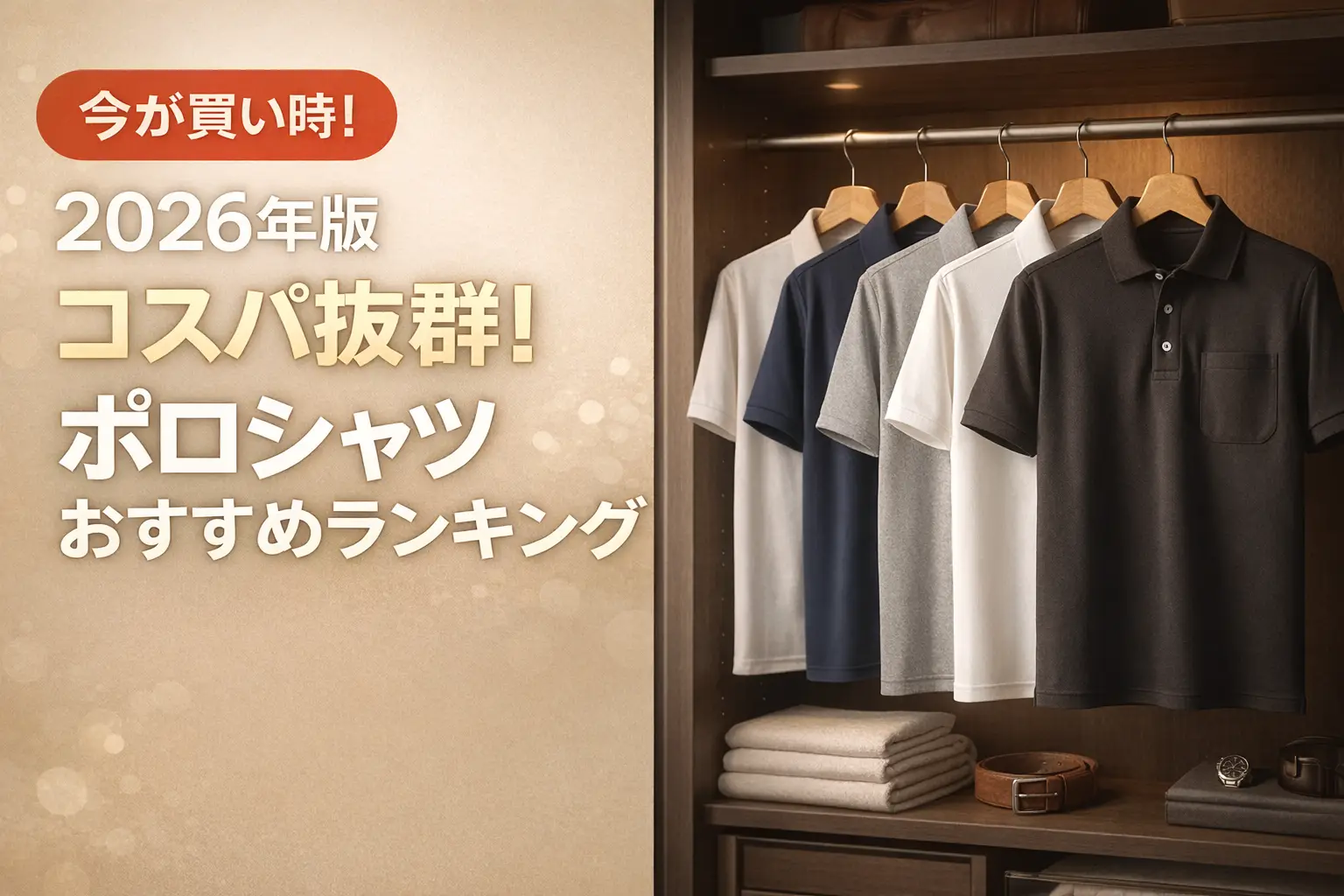【2026年版】コスパ抜群！ポロシャツおすすめランキング
