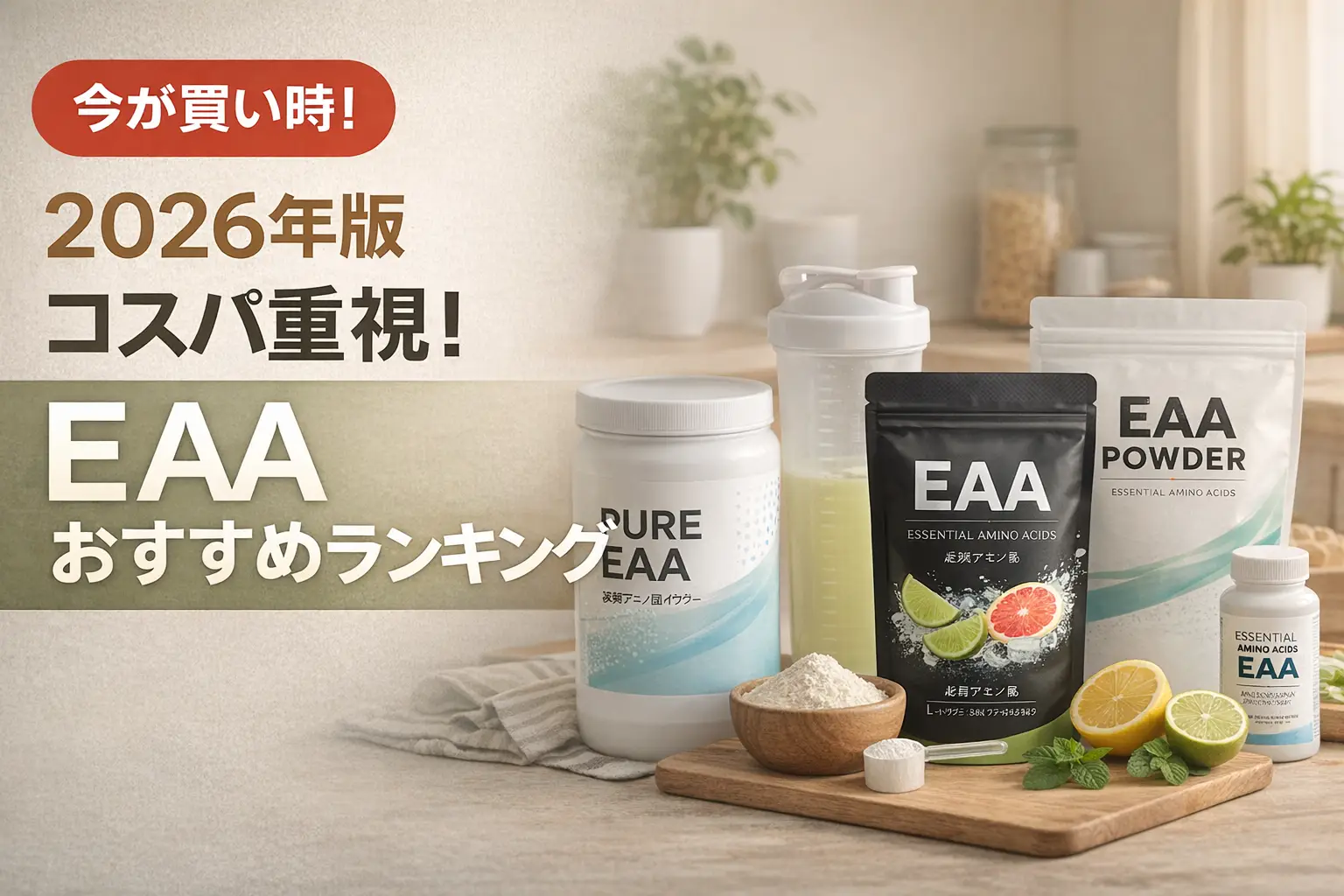 【2026年版】コスパ重視！EAAおすすめランキング