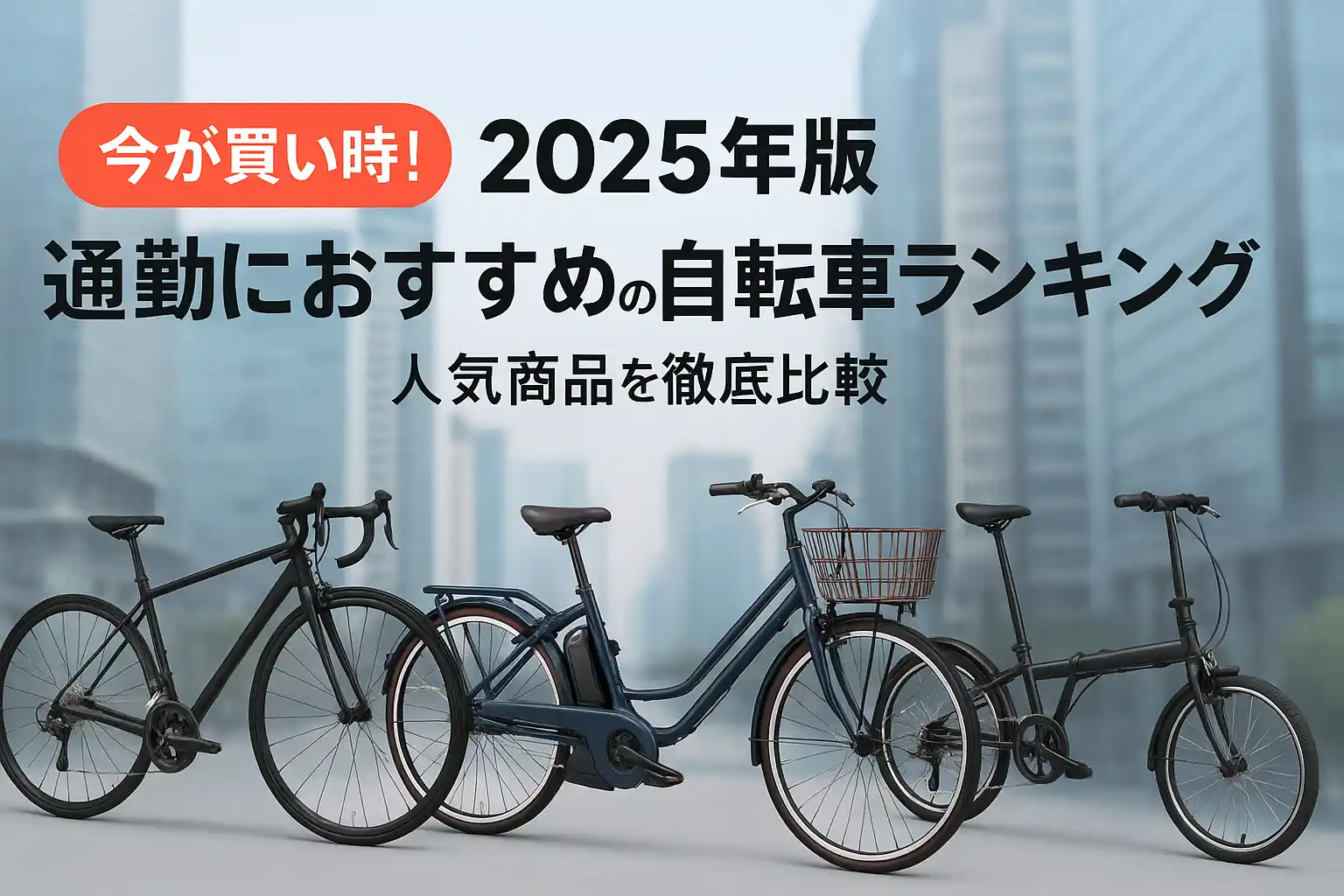 2025年版 通勤におすすめの自転車ランキング｜人気商品を徹底比較