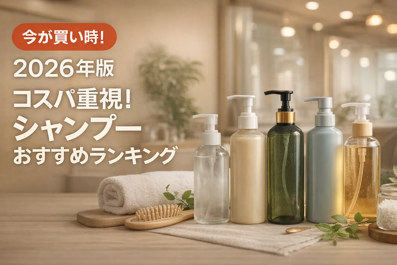 【2026年版】コスパ重視！シャンプーおすすめランキング