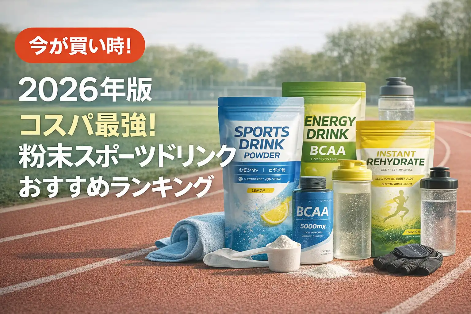 【2026年版】コスパ最強！粉末スポーツドリンクおすすめランキング