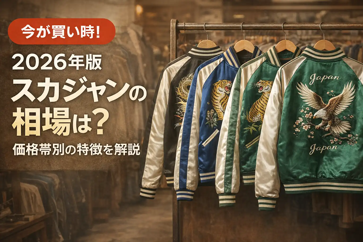 【2026年版】スカジャンの相場は？価格帯別の特徴を解説