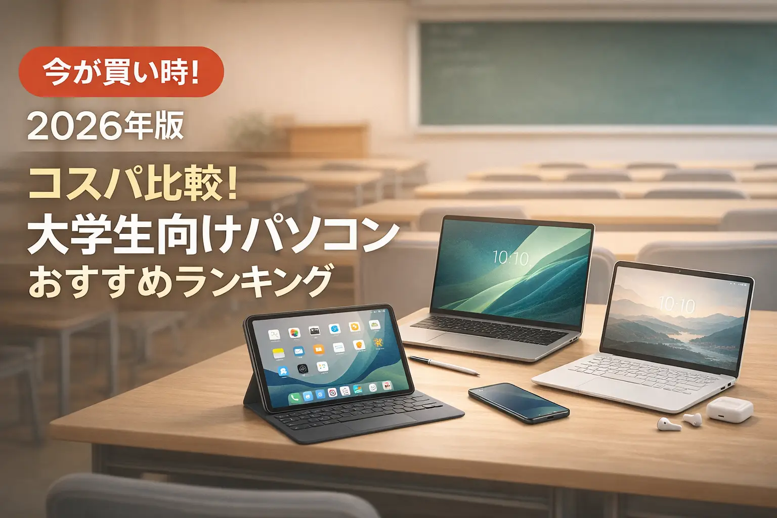 2025年版 大学生におすすめ！コスパ抜群のパソコンランキング