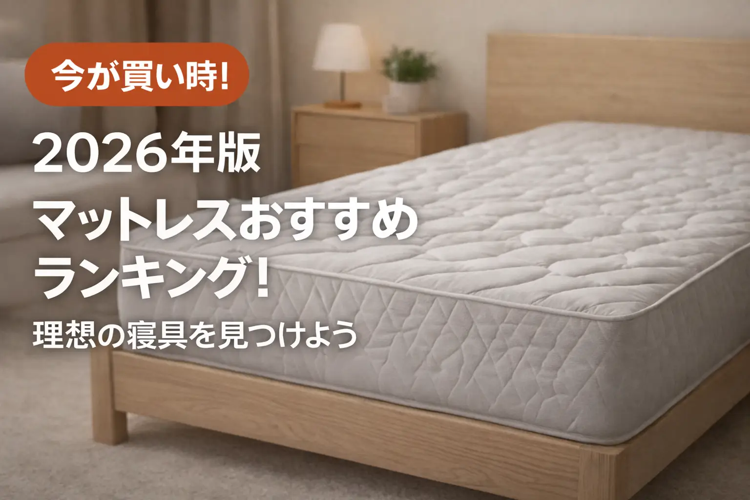 関連記事：【2025年版】マットレスおすすめランキング！理想の寝具を見つけようの記事画像