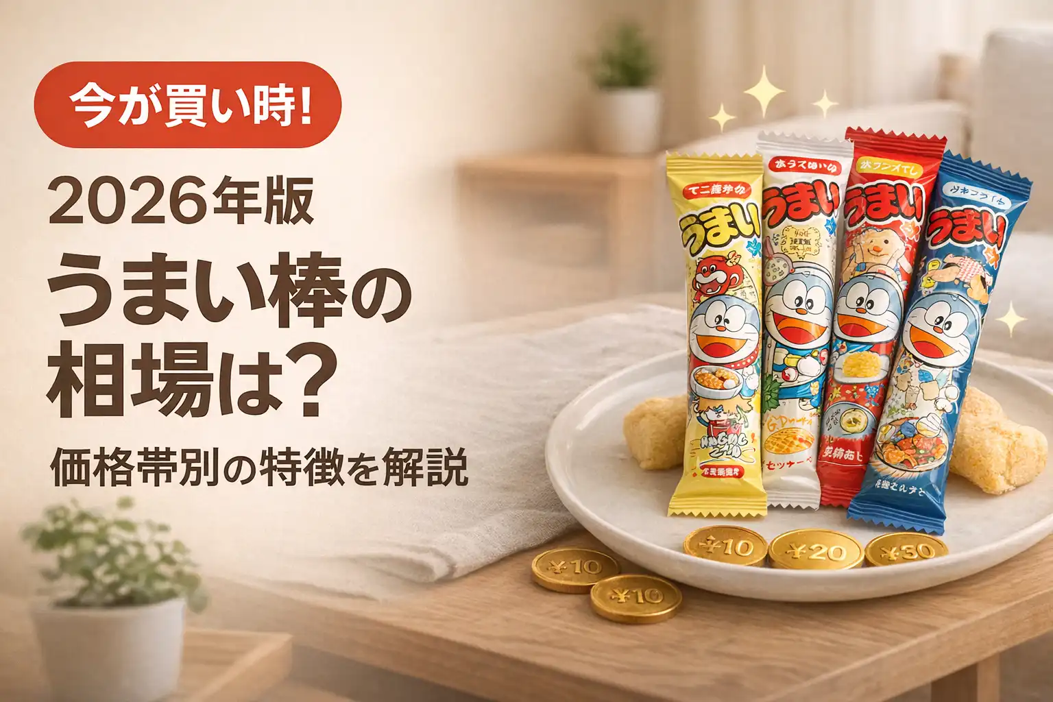 【2026年版】うまい棒の相場は？価格帯別の特徴を解説