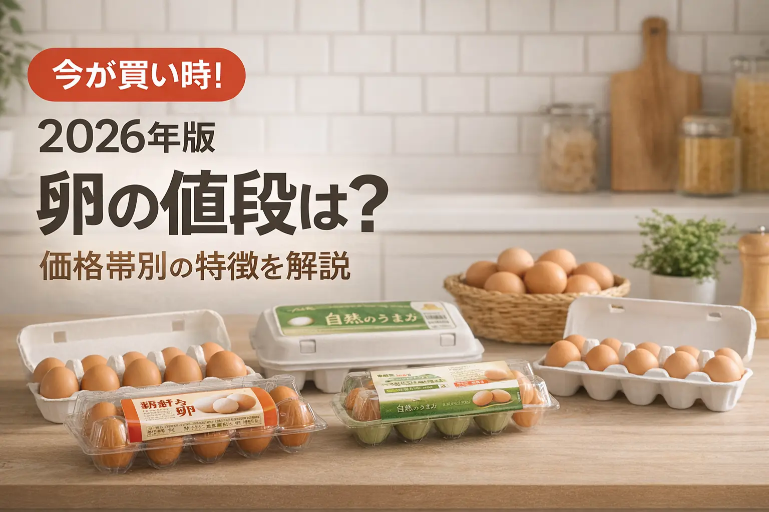【2026年版】卵の値段は？価格帯別の特徴を解説