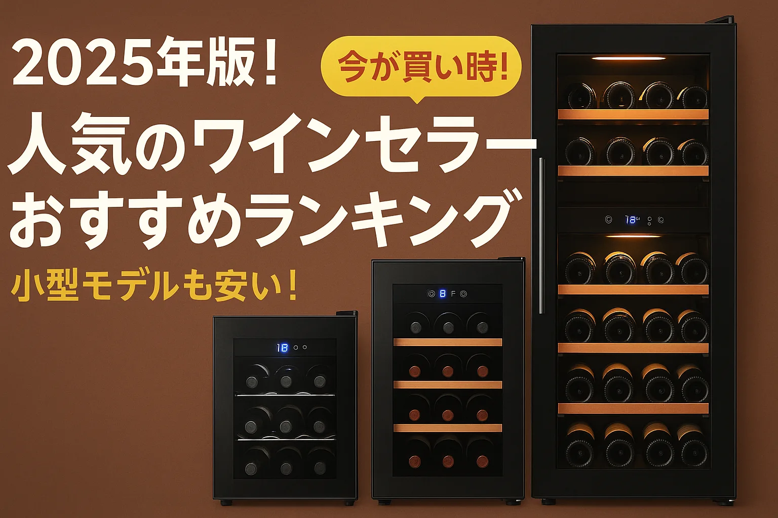 2025年版 人気のワインセラーおすすめランキング 小型モデルも安い！