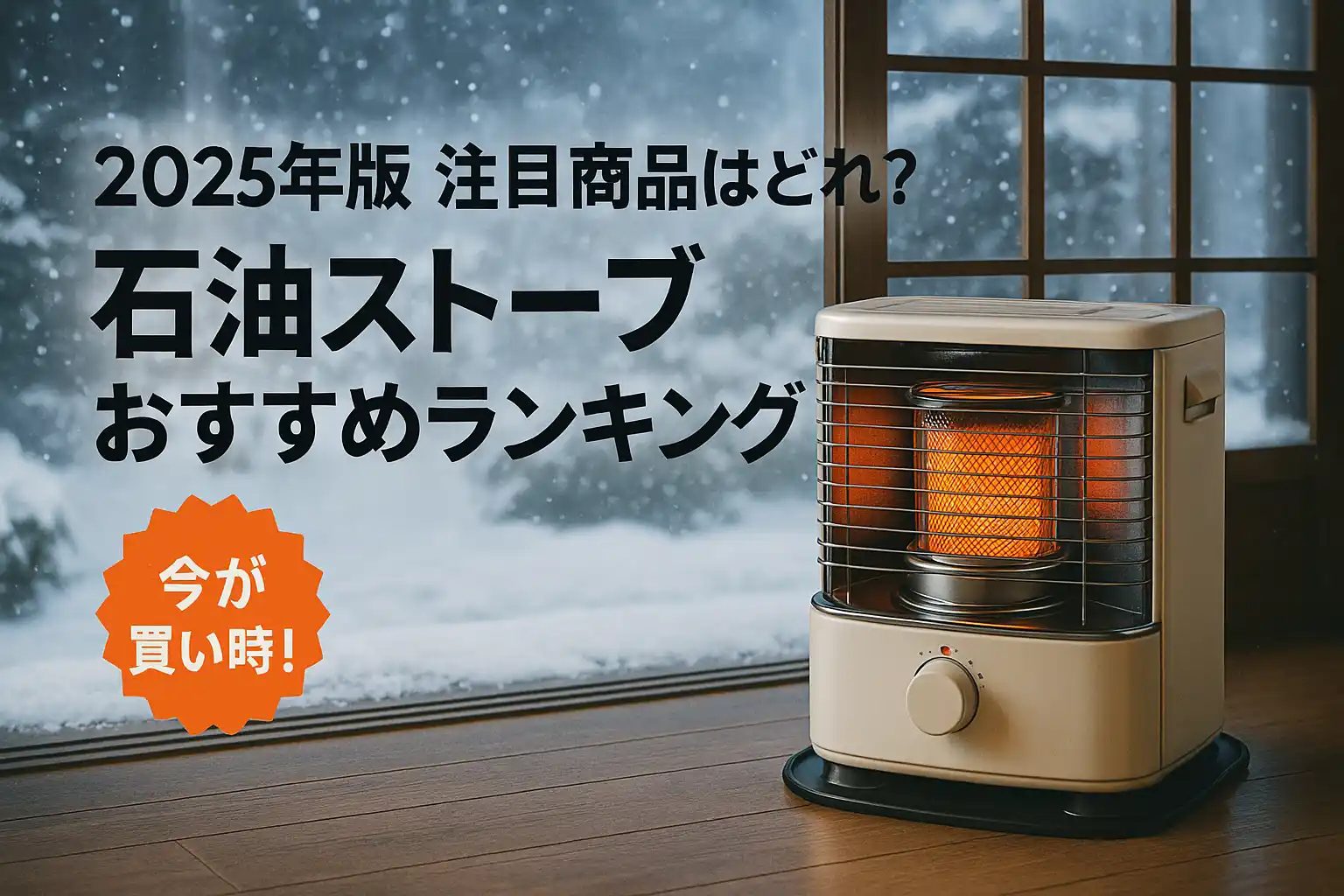 【2025年版】注目商品はどれ？石油ストーブおすすめランキング