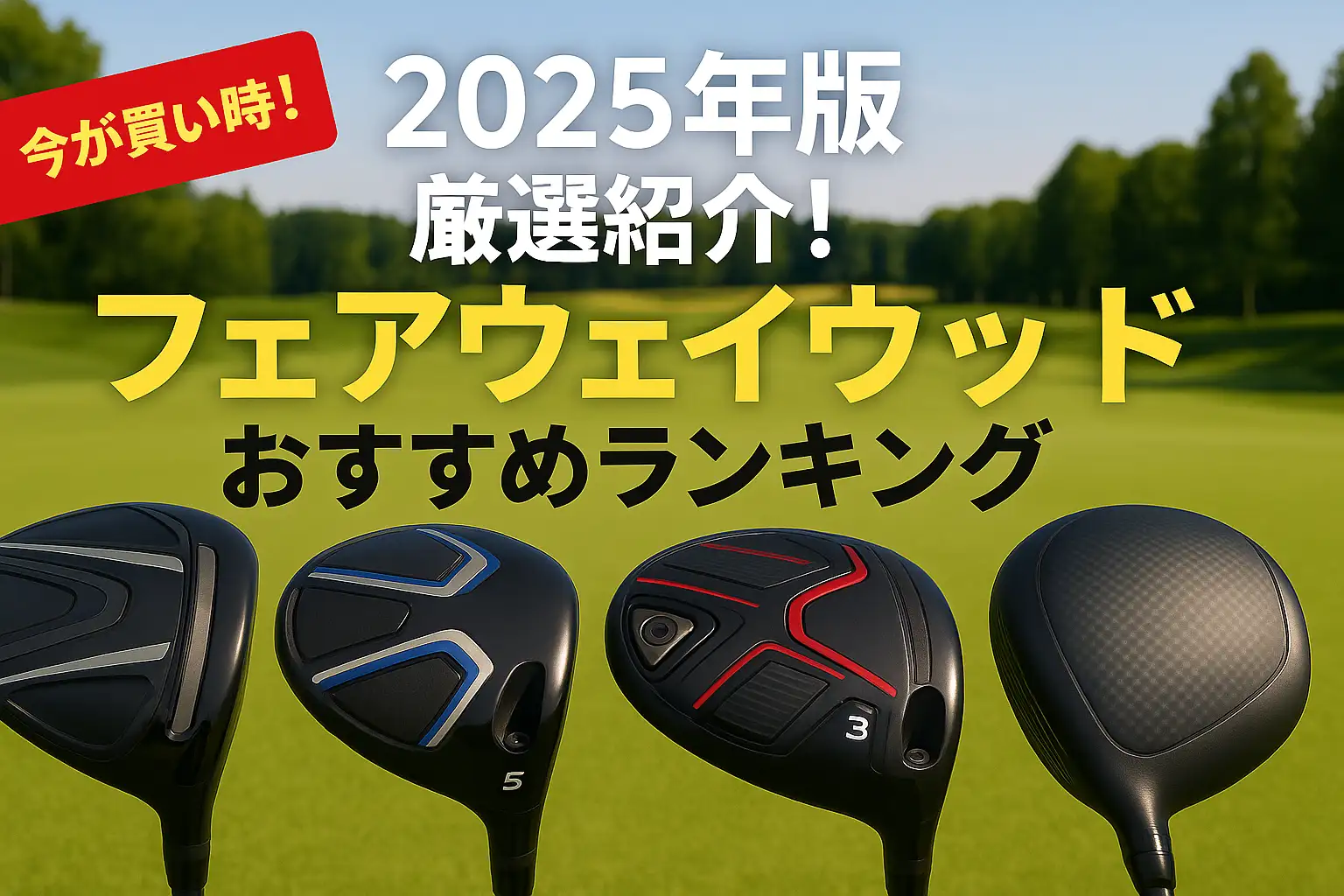 【2025年版】厳選紹介！フェアウェイウッドおすすめランキング