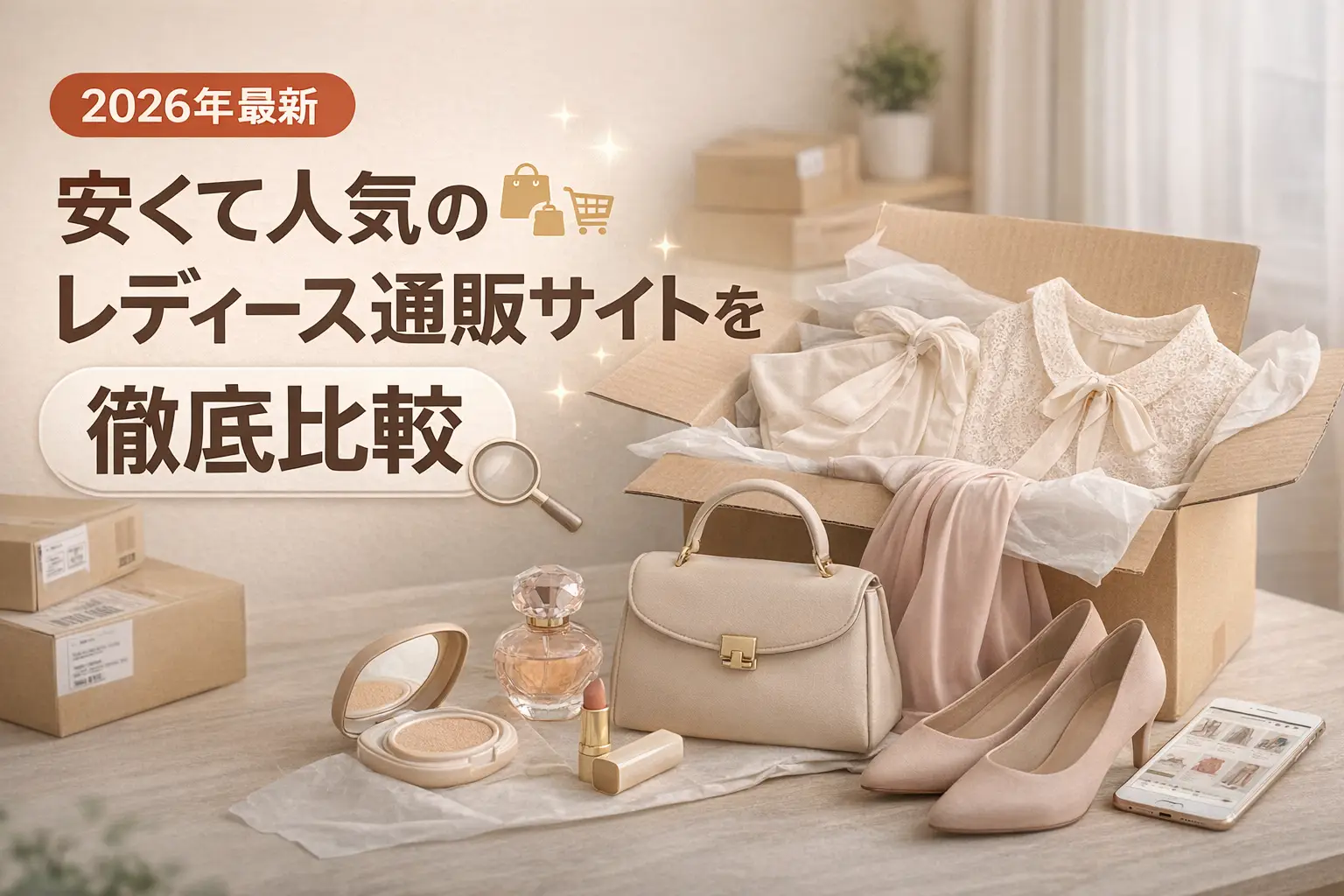 【2026年最新】安くて人気のレディース通販サイトを徹底比較