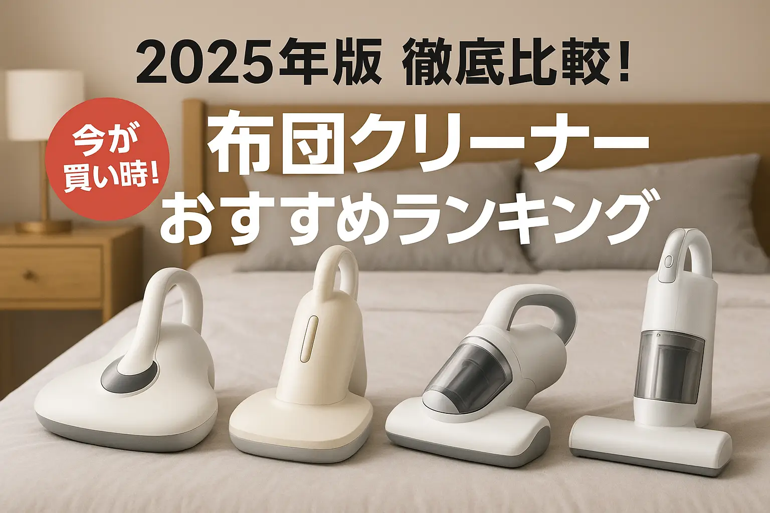 【2025年版】徹底比較！布団クリーナーおすすめランキング