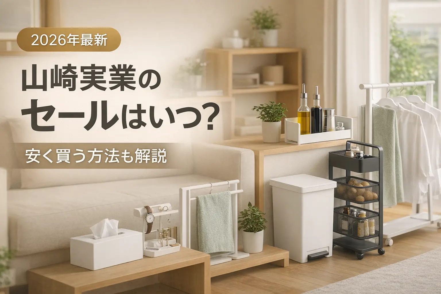 【2026年最新】山崎実業のセールはいつ?安く買う方法も解説