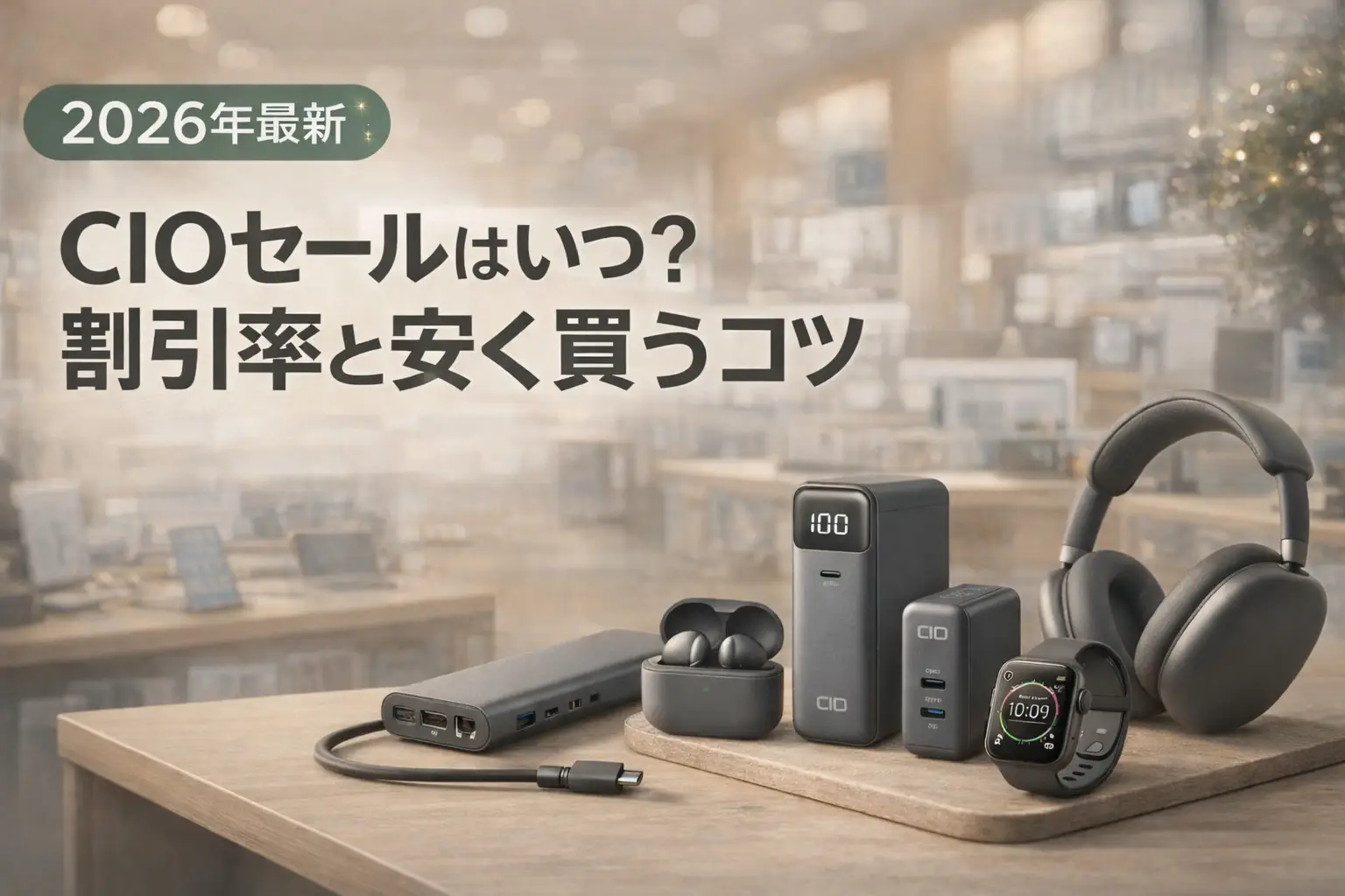 【2026年最新】CIOセールはいつ?割引率と安く買うコツ