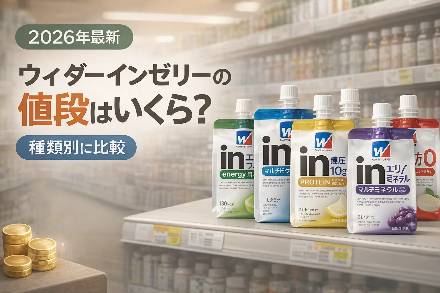 【2026年最新】ウィダーインゼリーの値段はいくら？種類別に比較