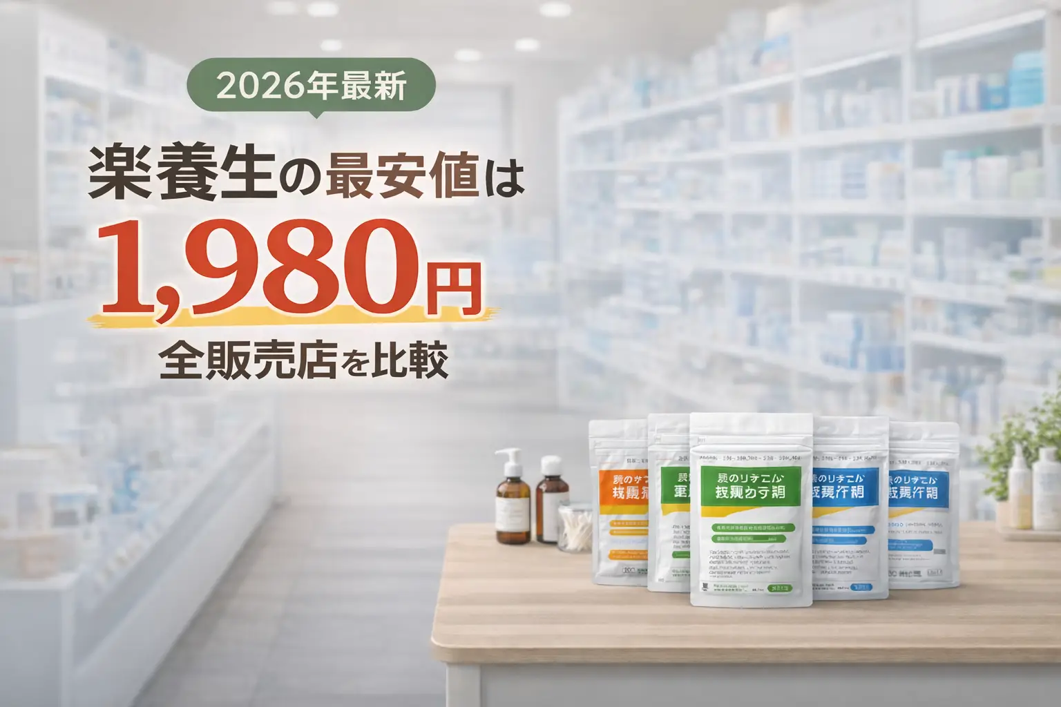 【2026年最新】楽養生の最安値は1,980円｜全販売店を比較