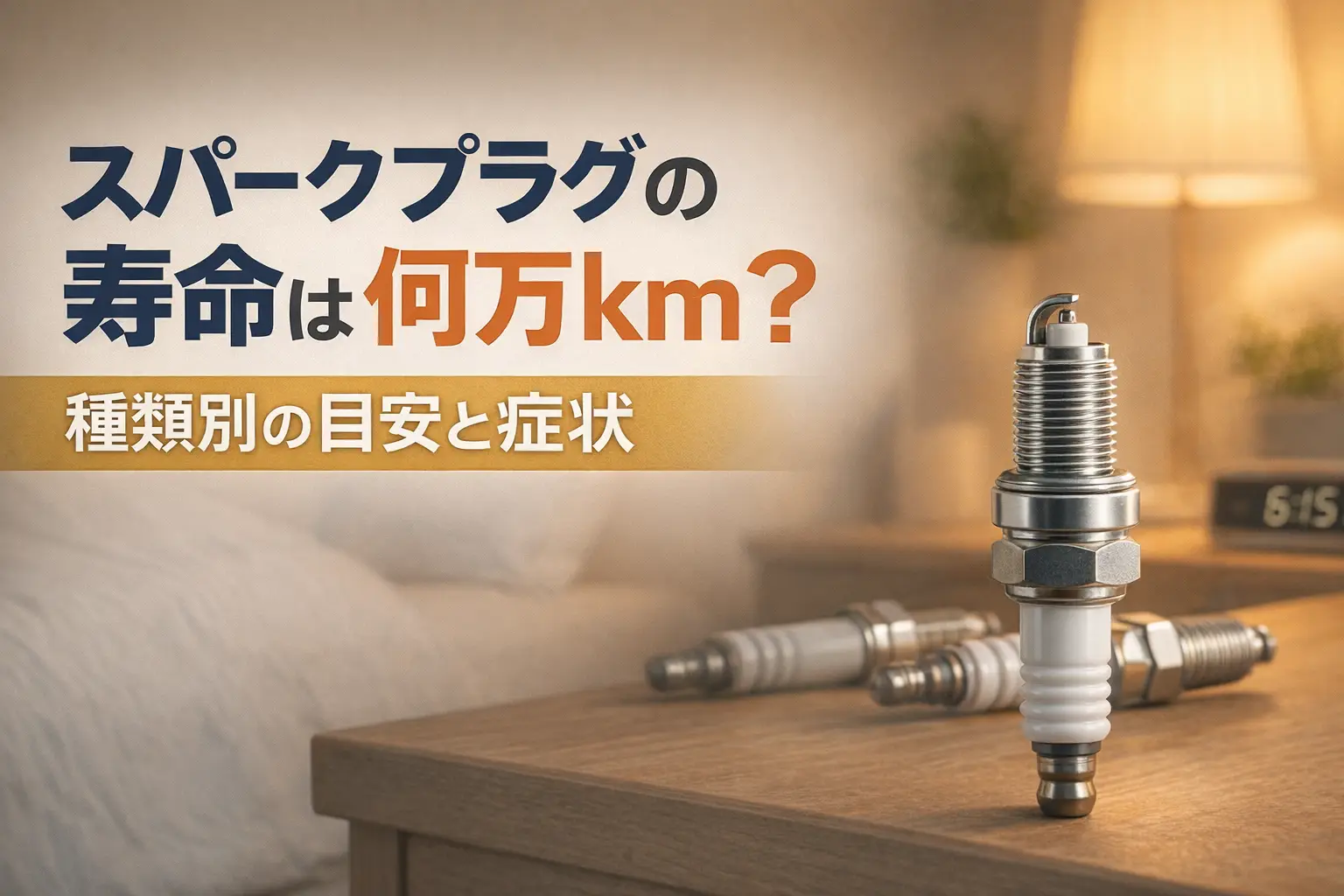 【2026年最新】スパークプラグの寿命は何万km？｜種類別の目安と症状