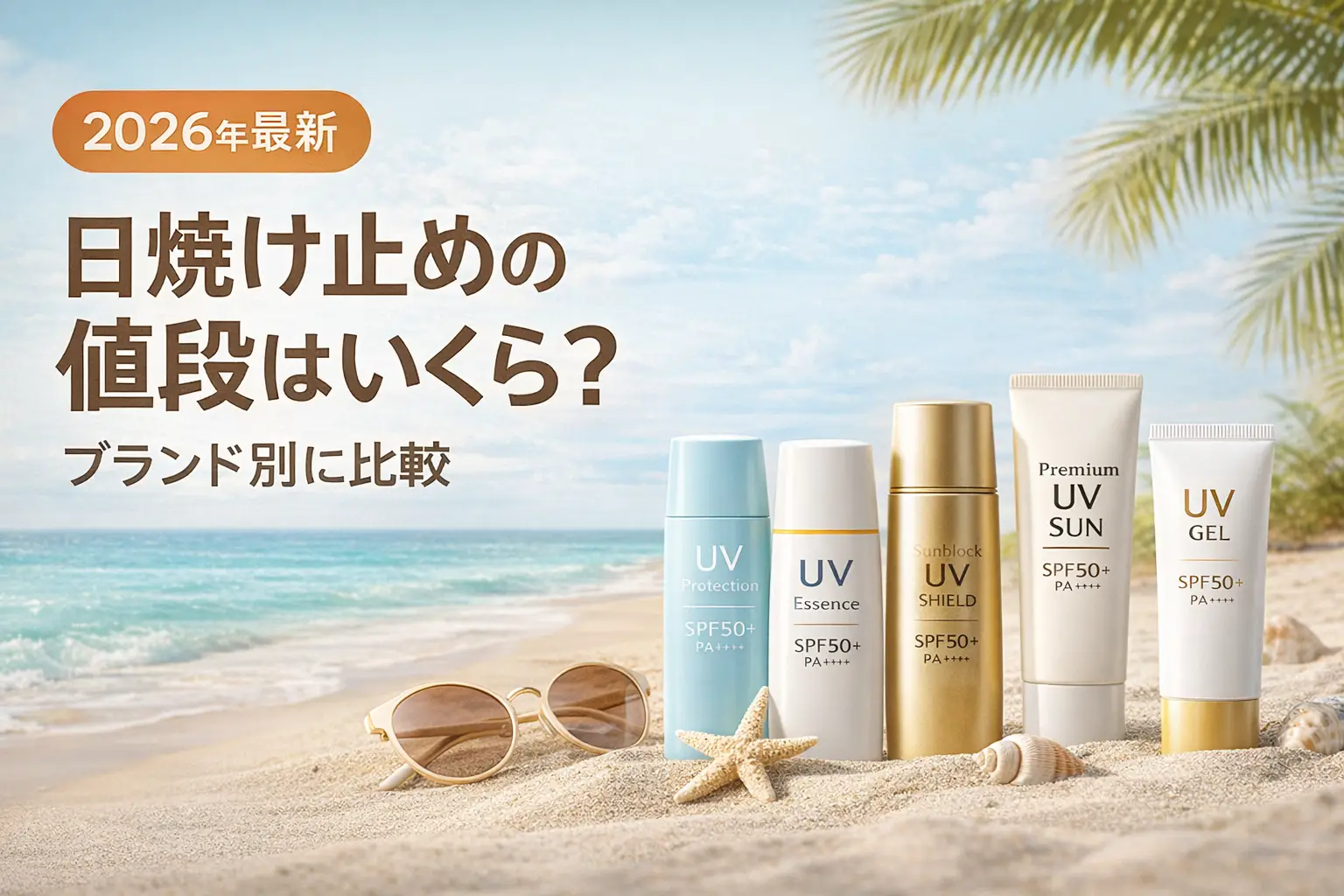 【2026年最新】日焼け止めの値段はいくら？ブランド別に比較