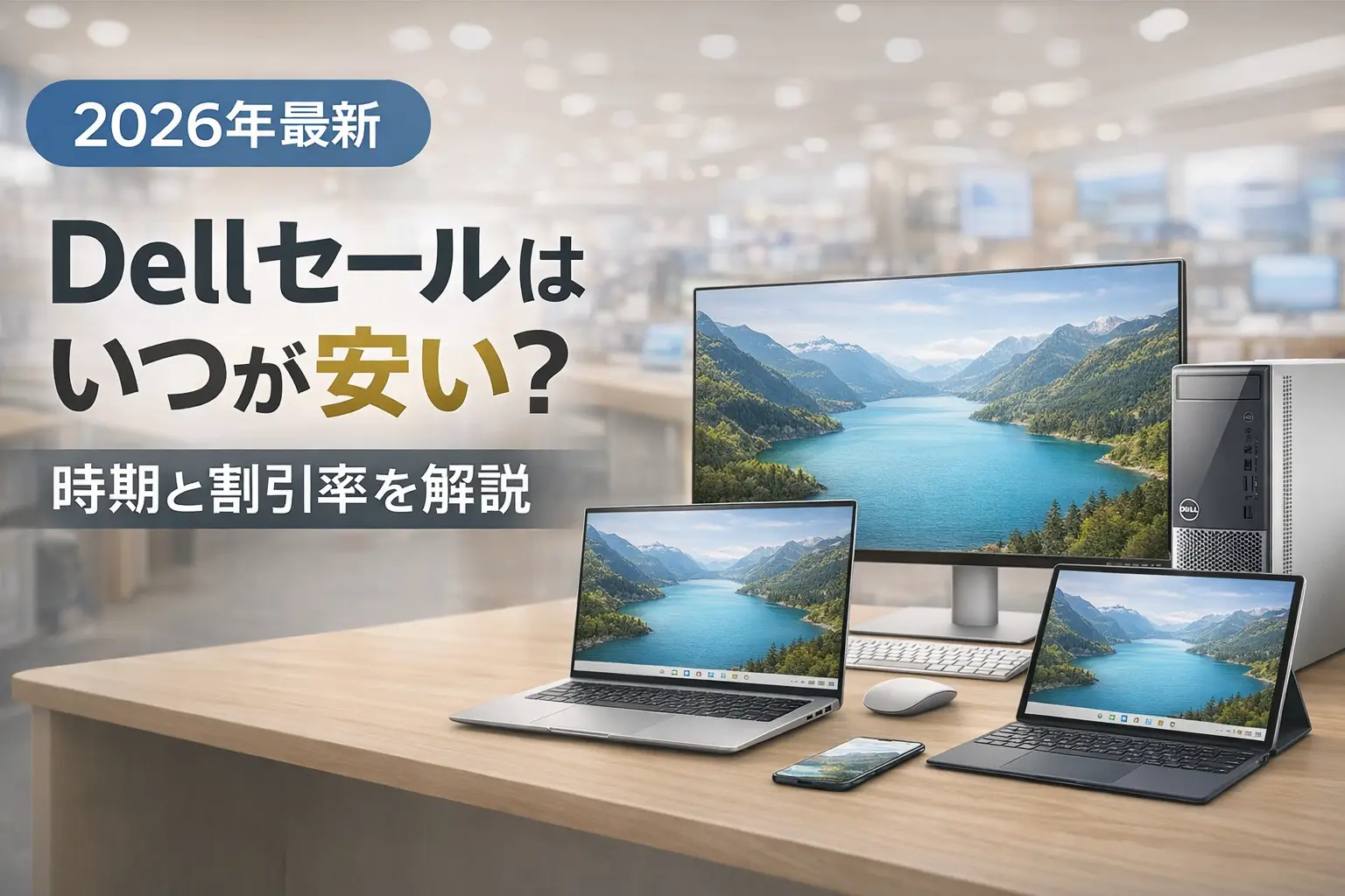 【2026年最新】Dellセールはいつが安い？時期と割引率を解説