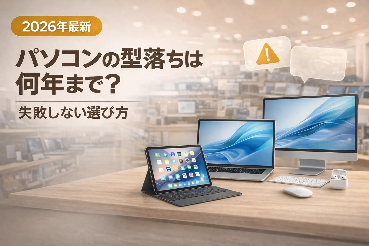 【2026年最新】パソコンの型落ちは何年まで？失敗しない選び方