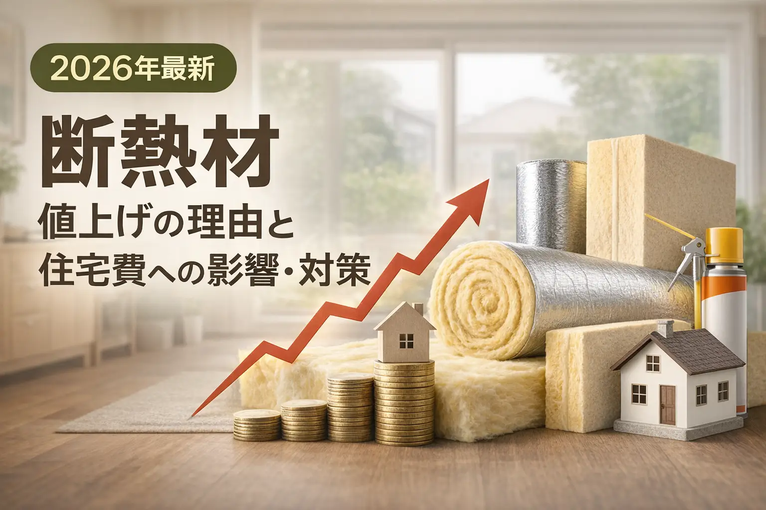 【2026年最新】断熱材 値上げの理由と住宅費への影響・対策
