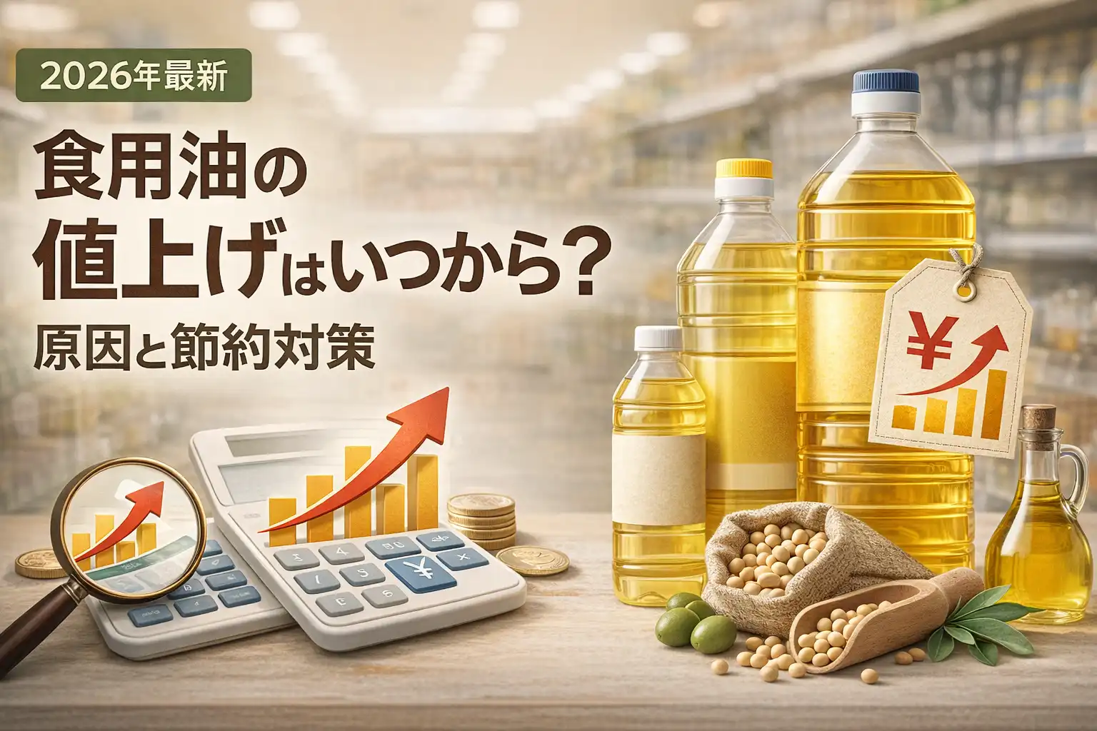 【2026年最新】食用油の値上げはいつから？原因と節約対策