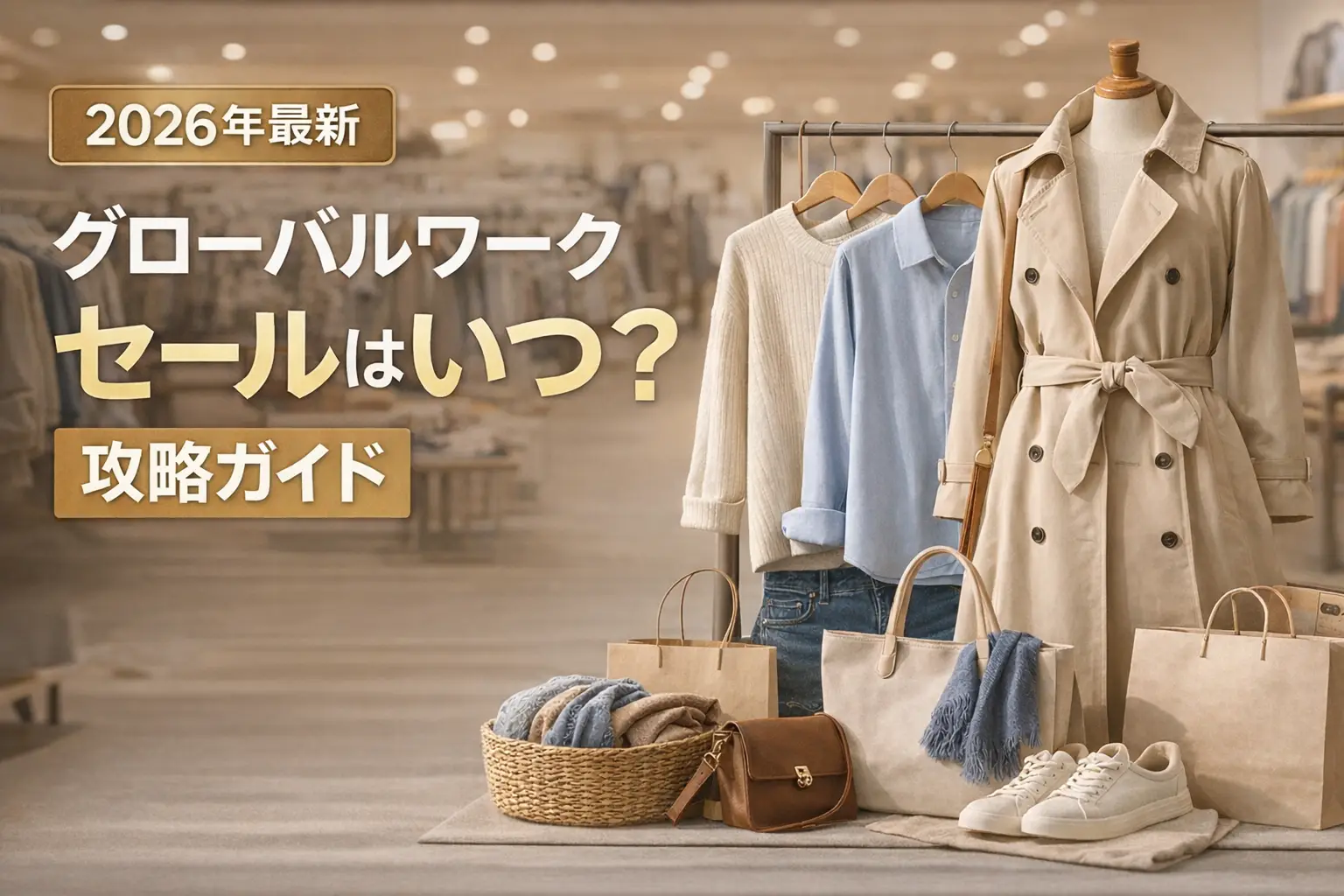 【2026年最新】グローバルワーク セールはいつ？攻略ガイド