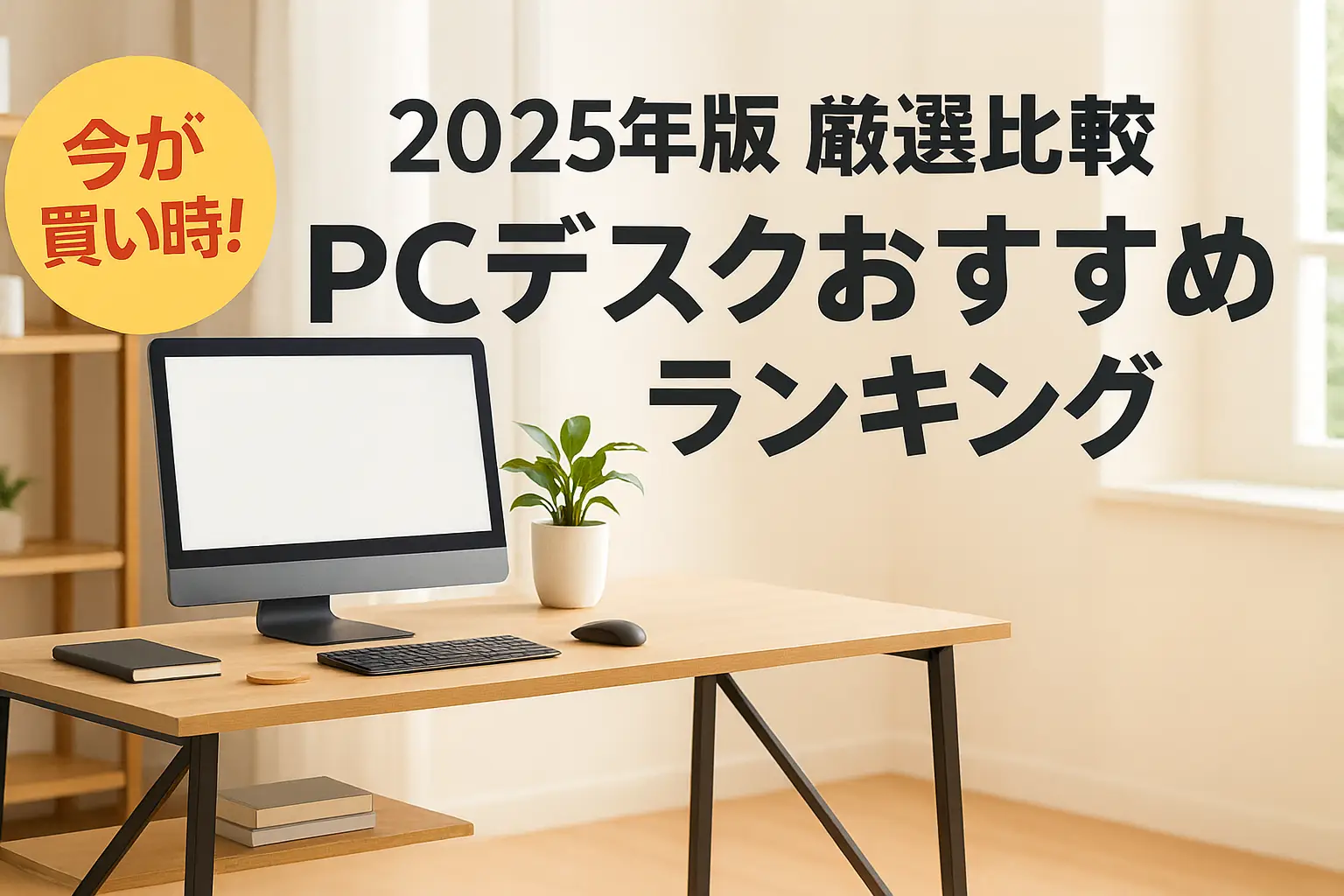 【2025年版】厳選比較！PCデスクおすすめランキング