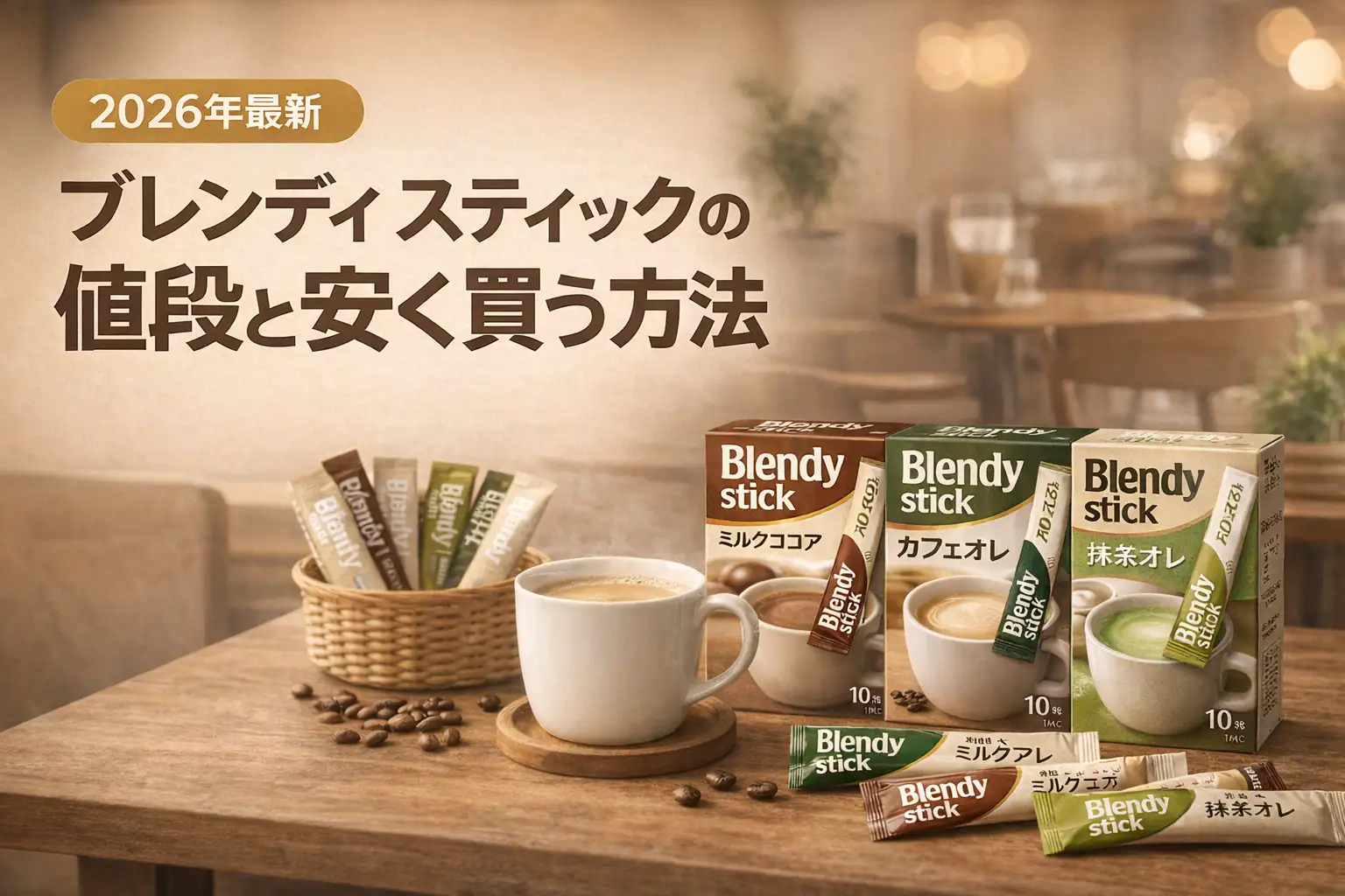 【2026年最新】ブレンディ スティックの値段と安く買う方法