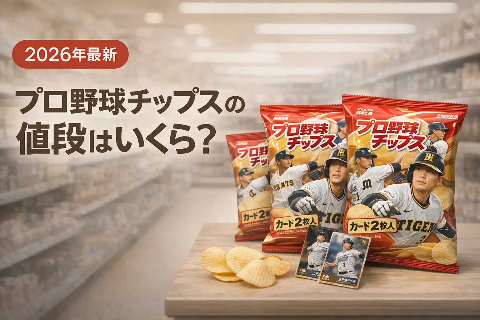 【2026年最新】プロ野球チップスの値段はいくら？