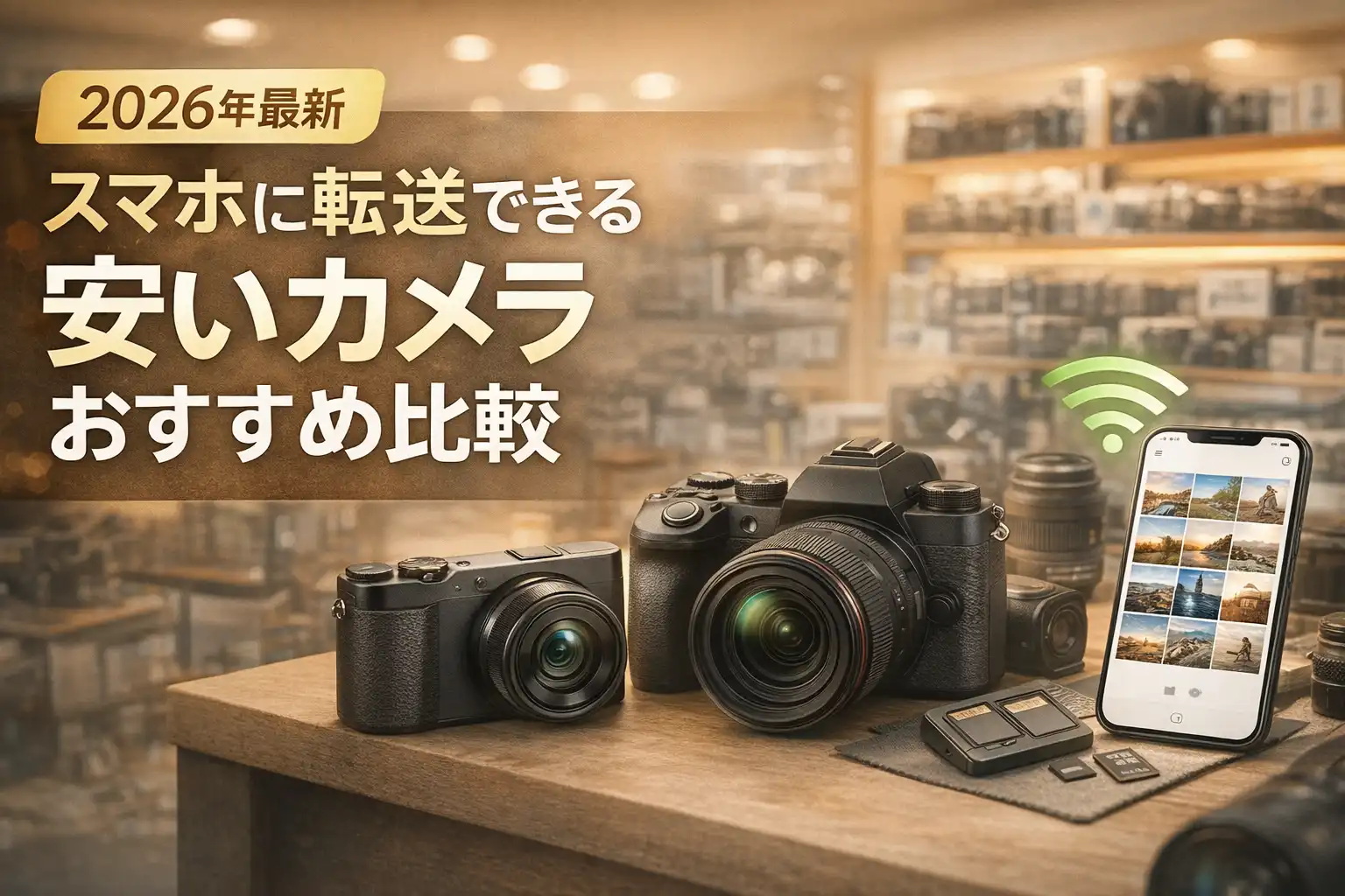 【2026年最新】スマホに転送できる安いカメラ｜おすすめ比較