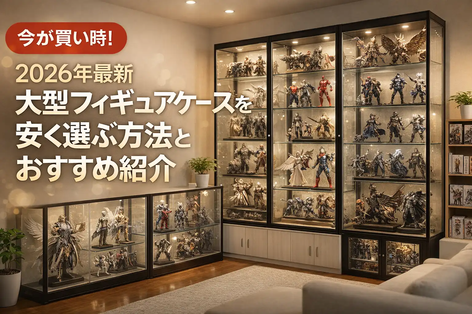 【2026年最新】大型フィギュアケースを安く選ぶ方法とおすすめ紹介