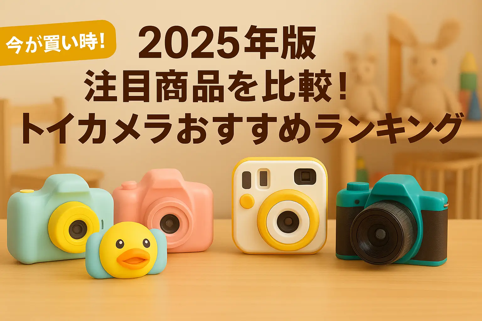 【2025年版】注目商品を比較！トイカメラおすすめランキング