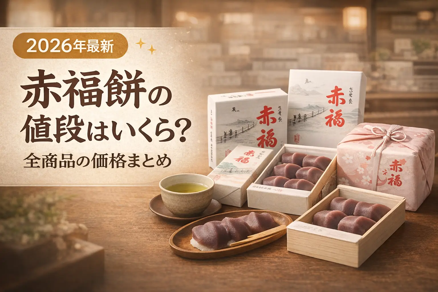 【2026年最新】赤福餅の値段はいくら？全商品の価格まとめ