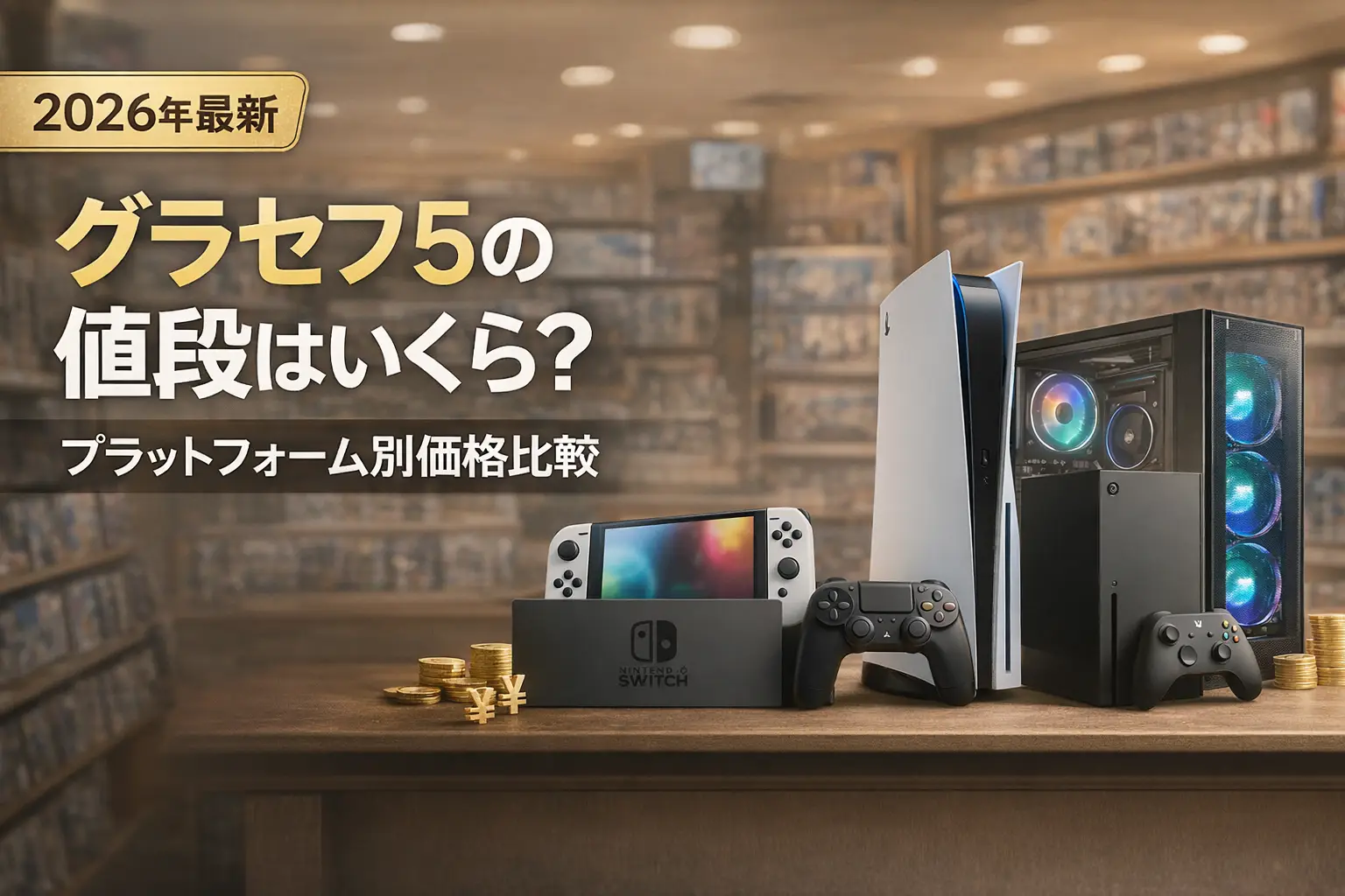 【2026年最新】グラセフ5の値段はいくら？プラットフォーム別価格比較