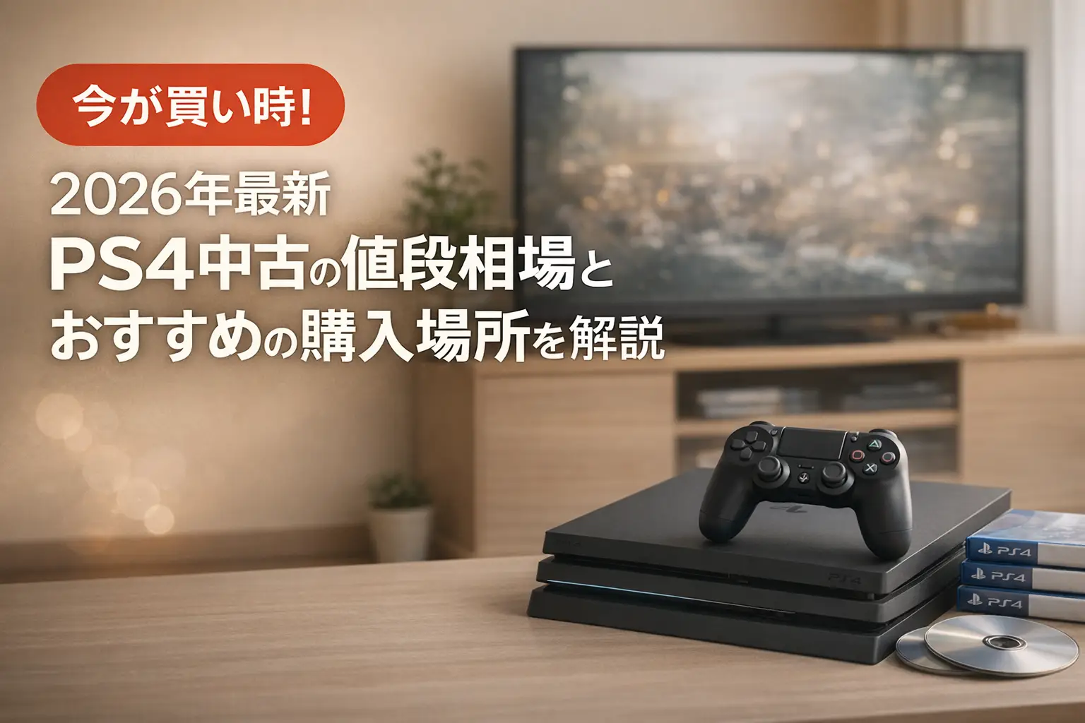 【2026年最新】PS4中古の値段相場とおすすめの購入場所を解説