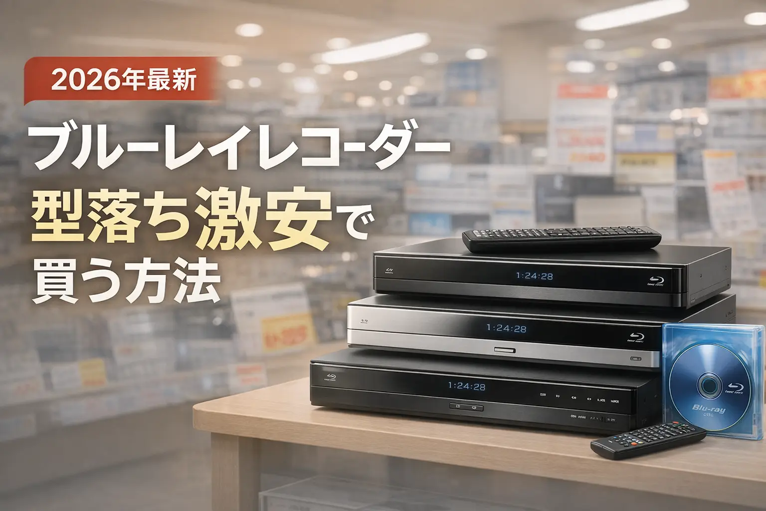 【2026年最新】ブルーレイレコーダー型落ち激安で買う方法