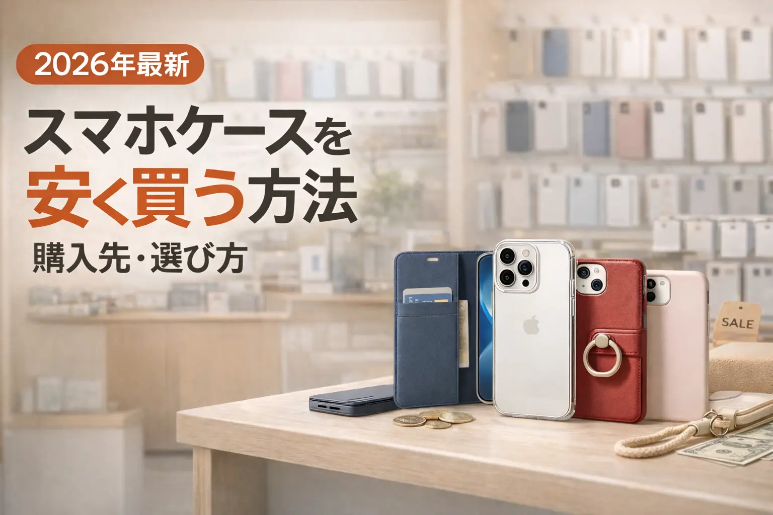 【2026年最新】スマホケースを安く買う方法｜購入先・選び方