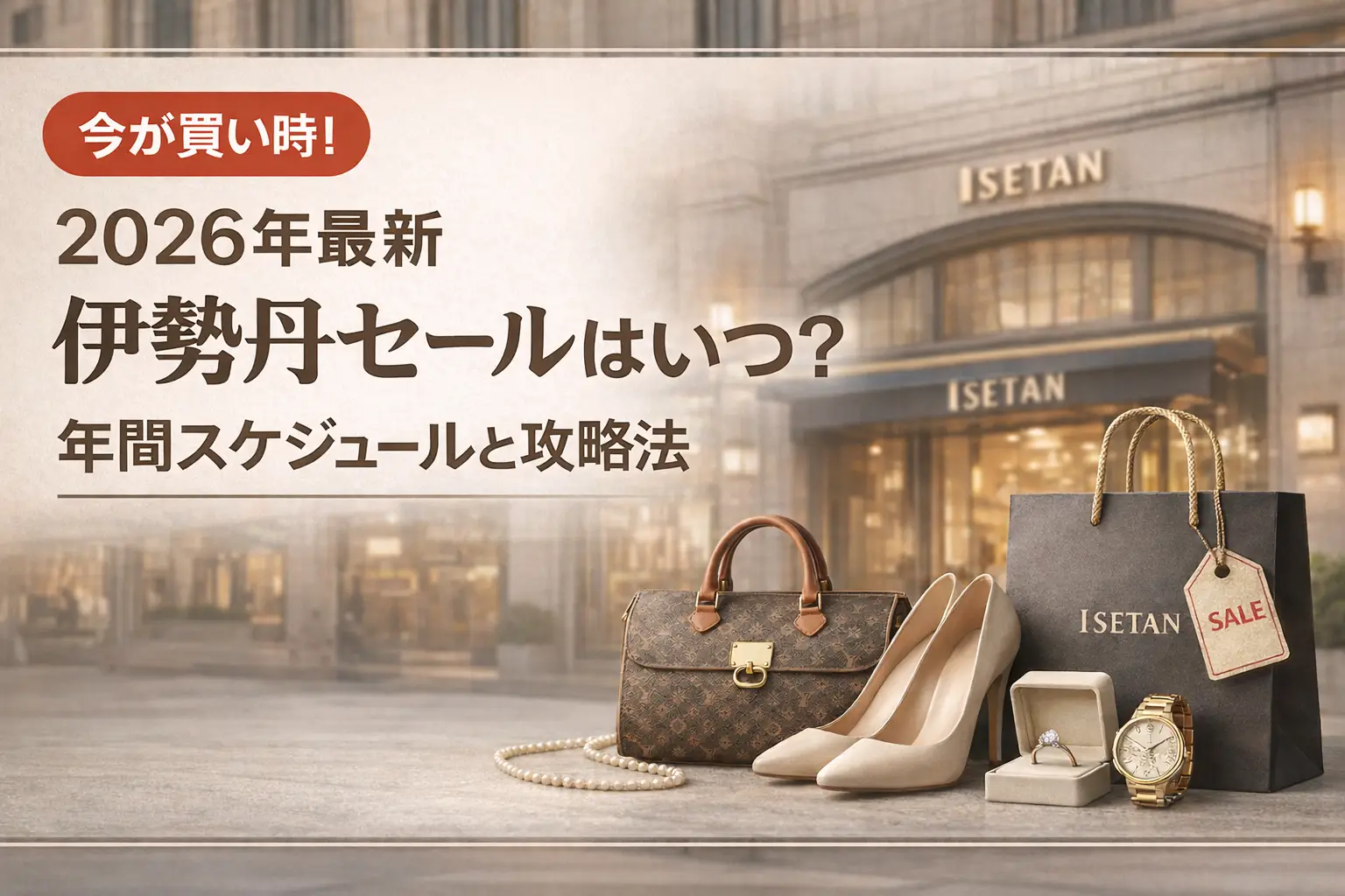 【2026年最新】伊勢丹セールはいつ？年間スケジュールと攻略法
