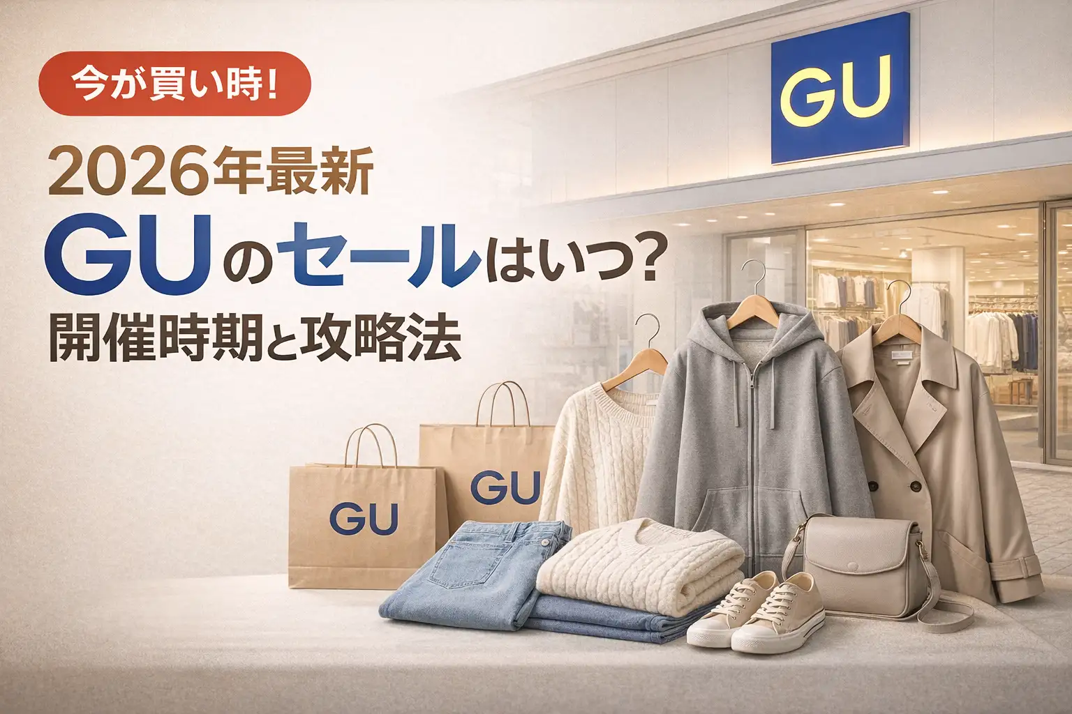 【2026年最新】GUのセールはいつ？開催時期と攻略法