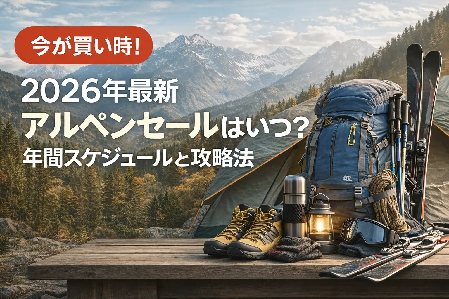 【2026年最新】アルペン セールはいつ？年間スケジュールと攻略法