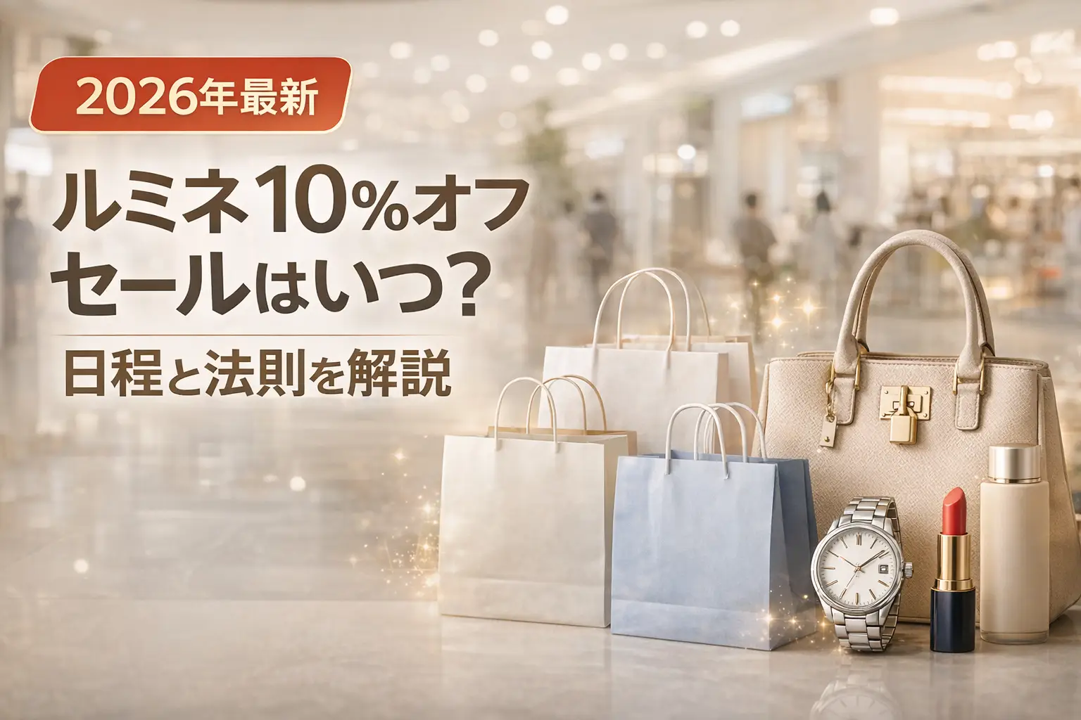 【2026年最新】ルミネ10%オフセールはいつ？日程と法則を解説