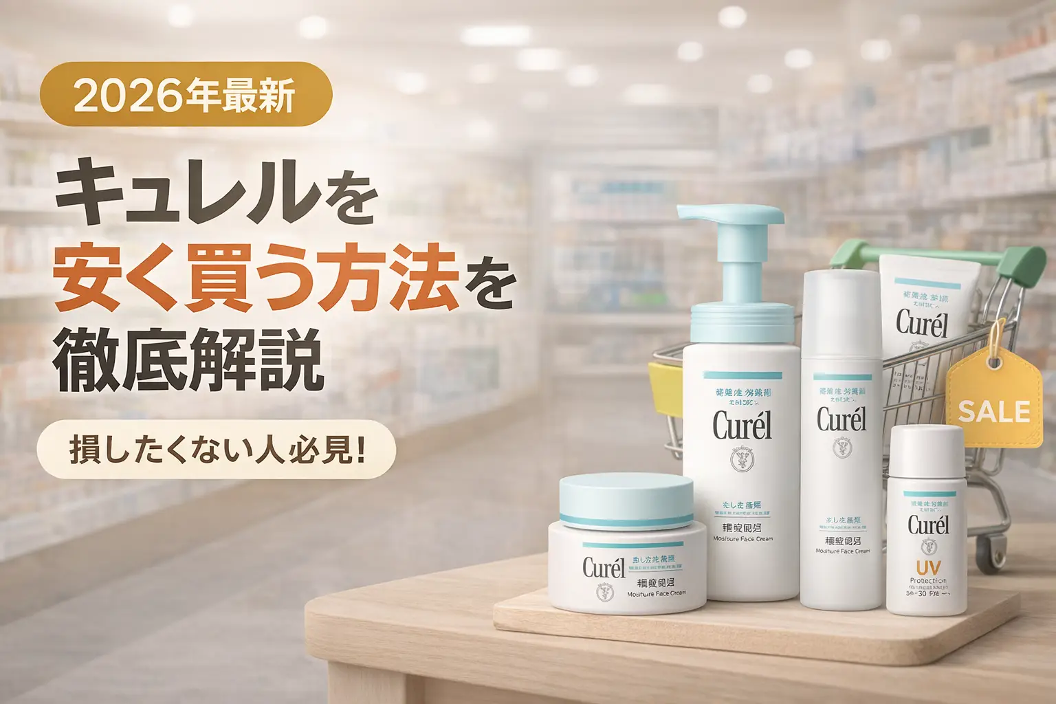【2026年最新】キュレルを安く買う方法を徹底解説