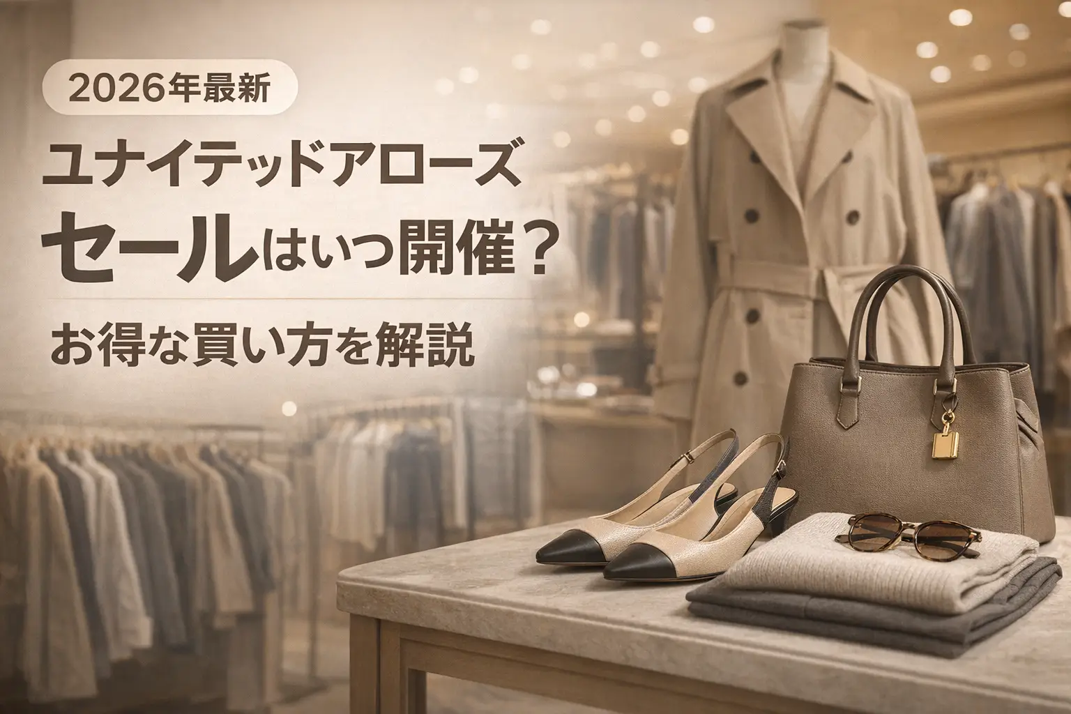 【2026年最新】ユナイテッドアローズ セールはいつ開催？お得な買い方を解説