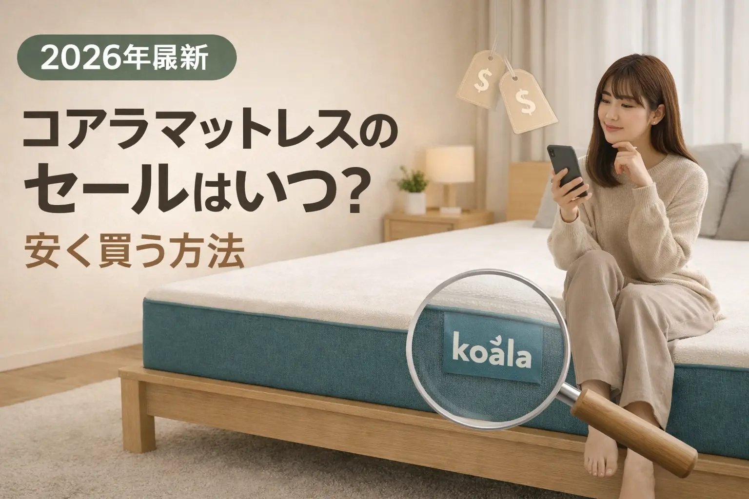 【2026年最新】コアラマットレスのセールはいつ？安く買う方法